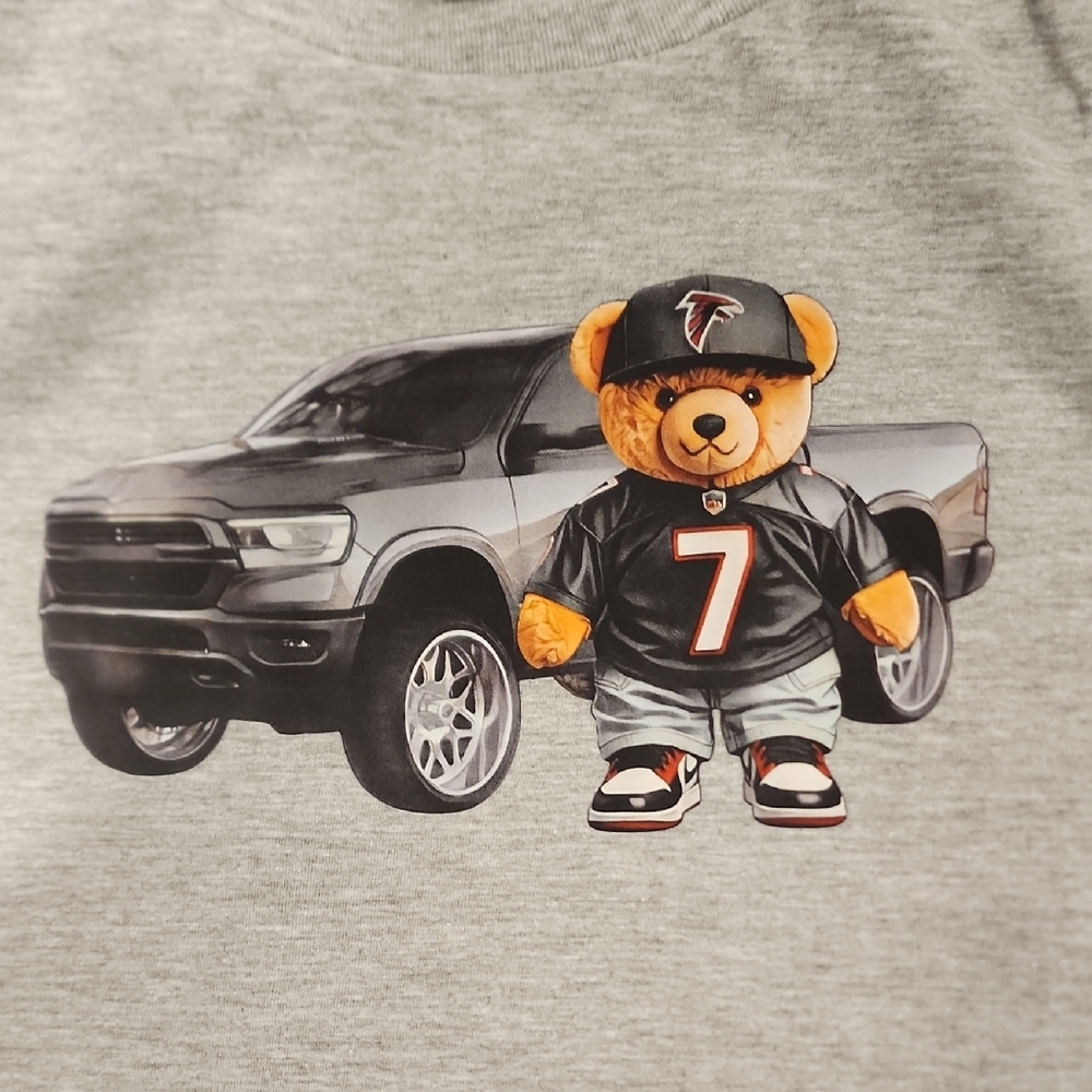 ⭐️ Big Truck Atlanta Falcons Teddy Bear Tee
